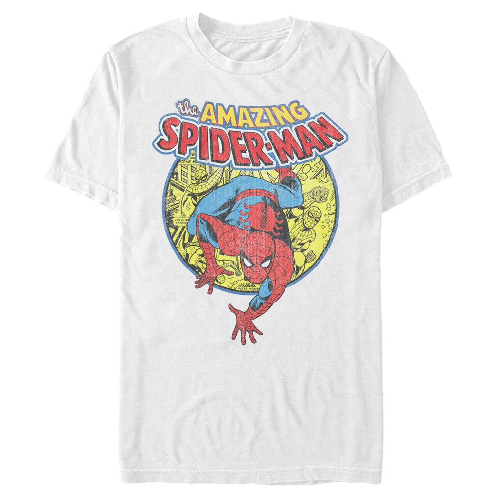 Men's Marvel Spider-Man Short Sleeve Graphic T-Shirt - White S